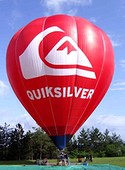 quicksilver rode luchtballon