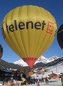 de Telenet luchtballon van Dirk Leboeuf