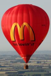 Mc Donalds luchtballon