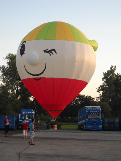 special shape luchtballon - familie Bogaert uit Haasdonk Oost-Vlaanderen