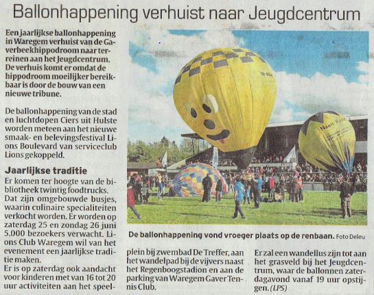 ballonhappening waregem 2016